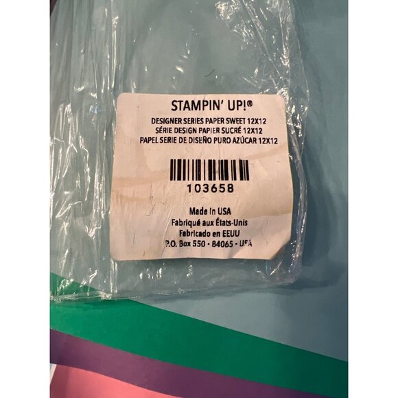 Stampin Up! Designer Series Paper Sweet 12x12 103658 - Picture 2 of 3